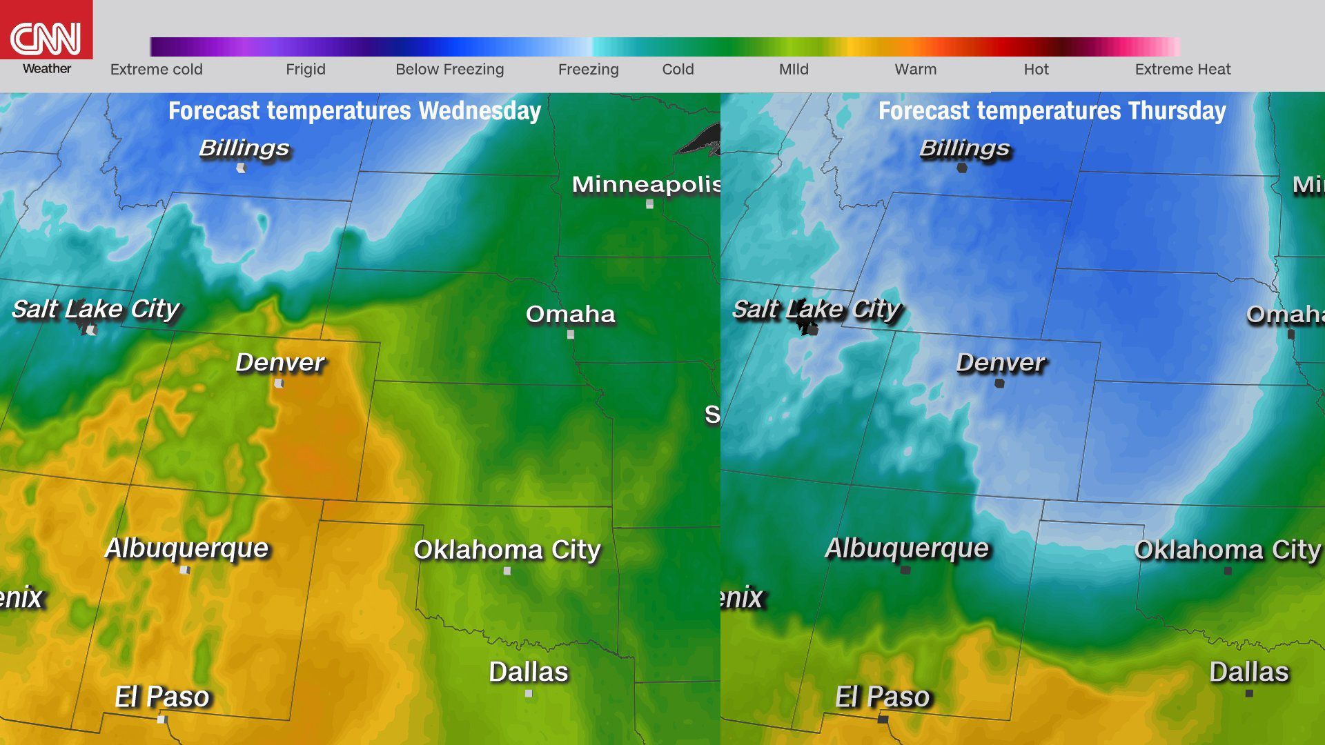 Snowstorm Temperatures